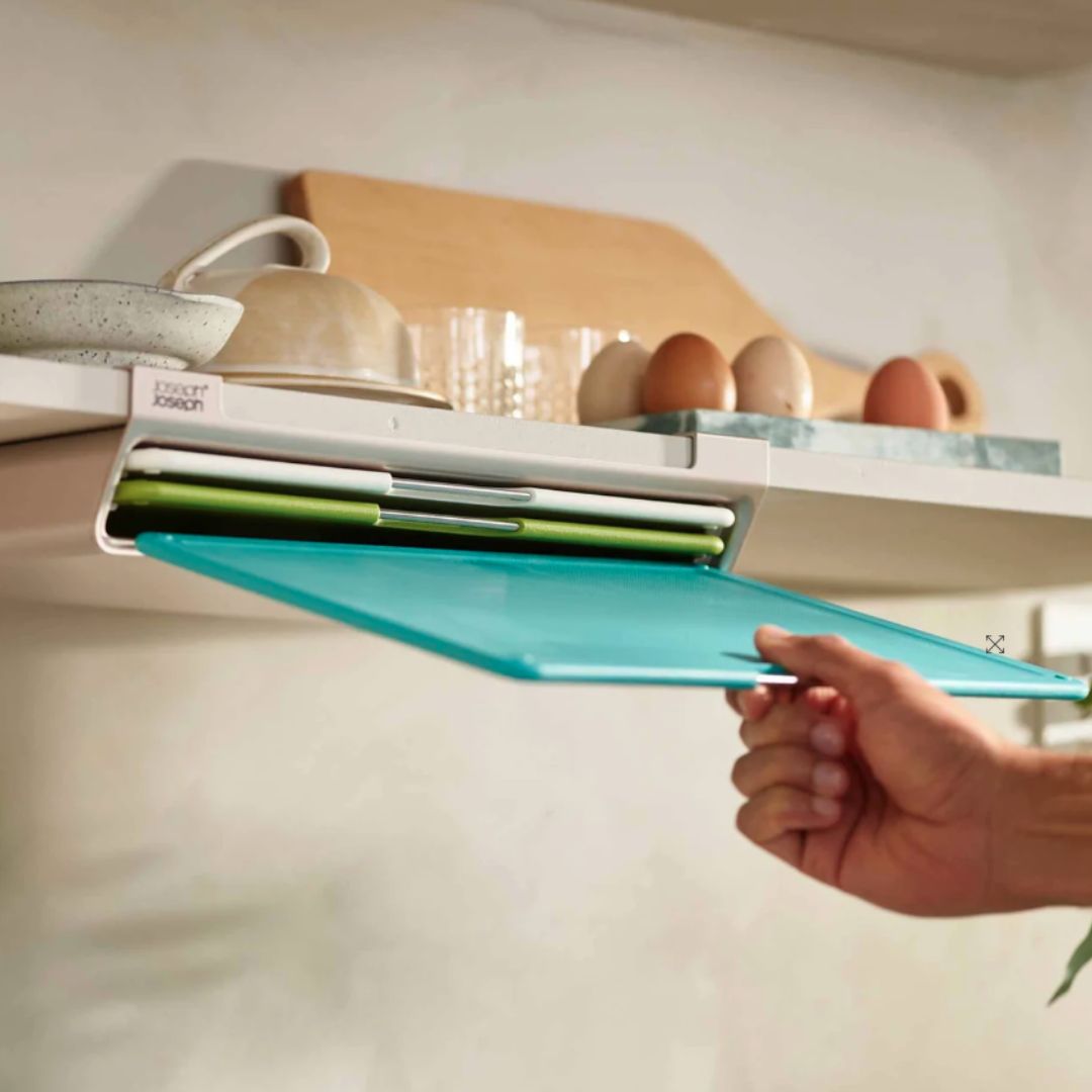Joseph Joseph Folio™ Slim 3-piece Under-shelf Multicolour Chopping Board Set
