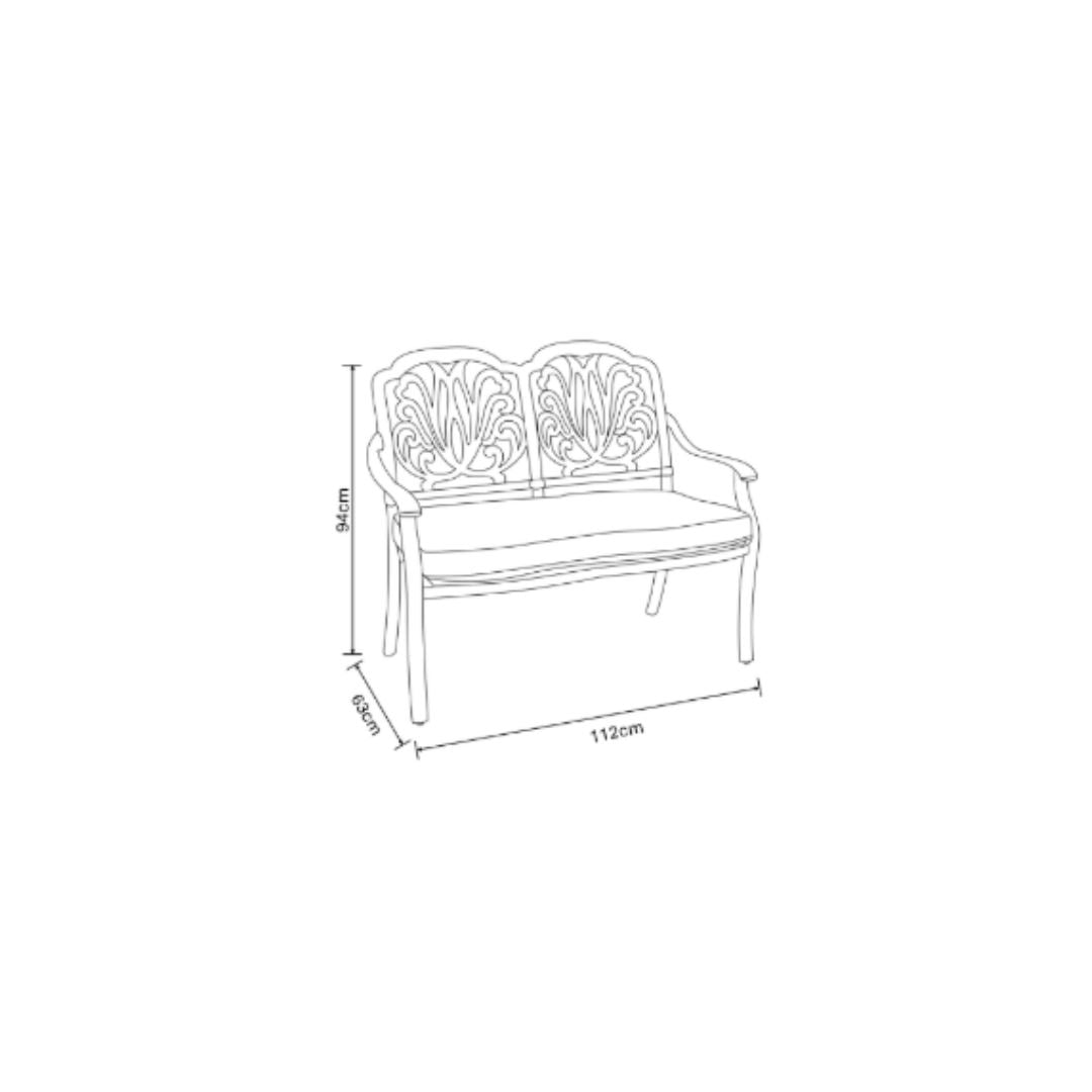 HARTMAN AMALFI BENCH