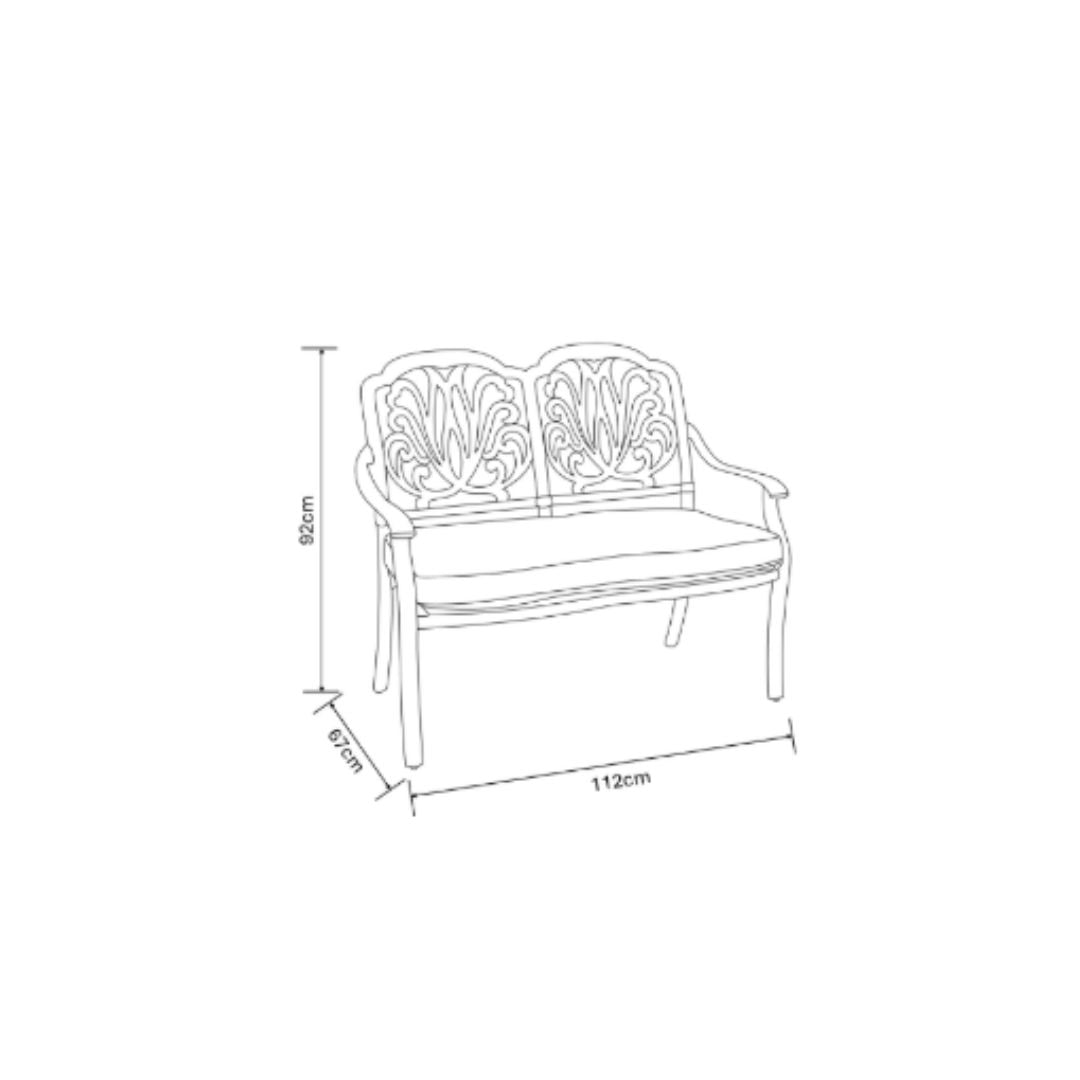 HARTMAN CAPRI BENCH