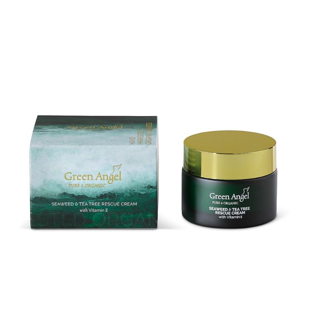 GREEN ANGEL RESCUE CREAM | SEAWEED & TEA TREE WITH VITAMIN E