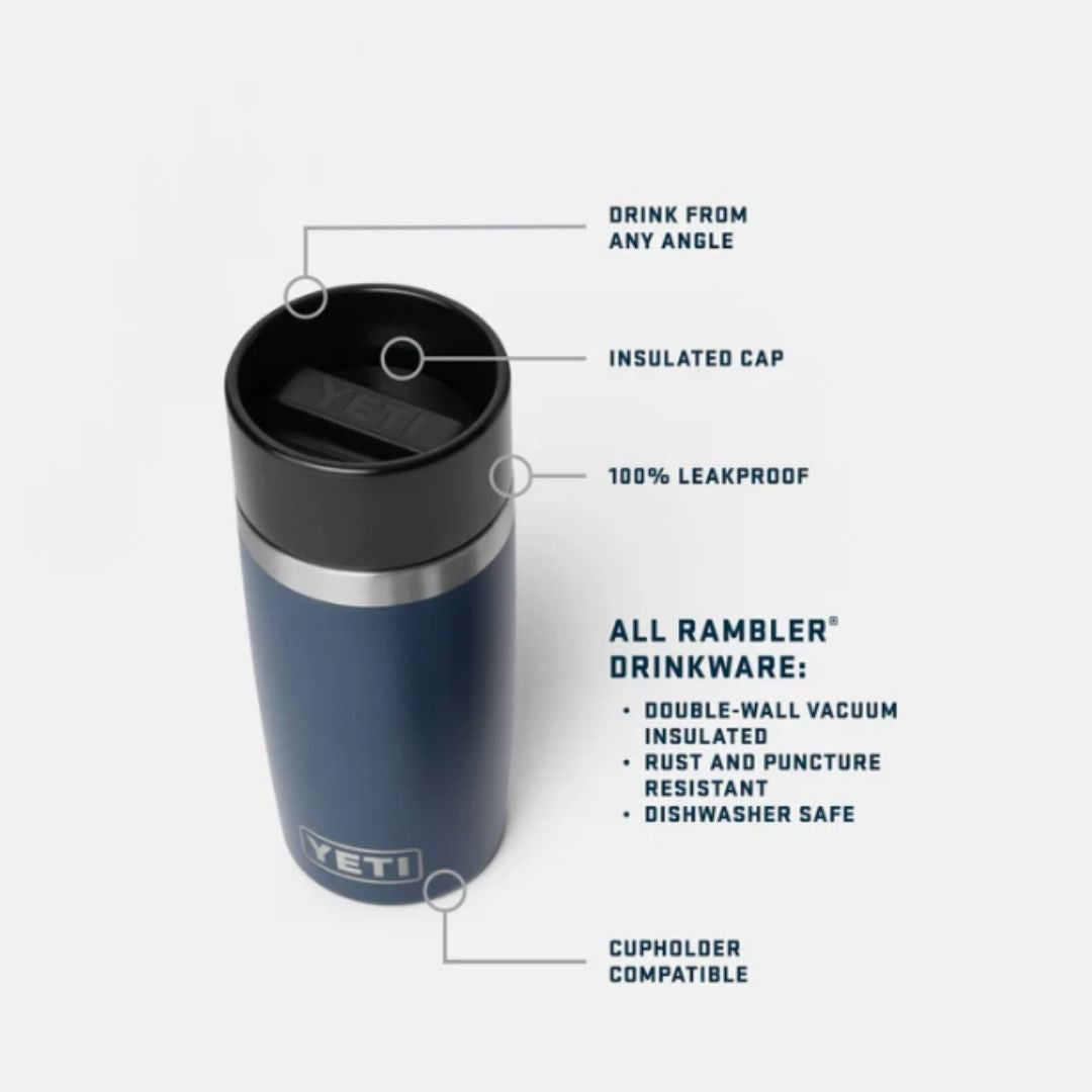 Yeti Rambler 12oz Travel Bottle | Rescue Red