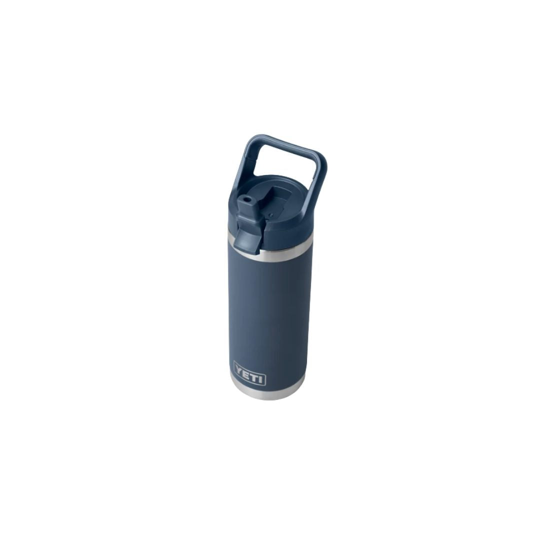 Yeti Rambler 18oz Bottle with Colour-Matched Straw Cap | Navy