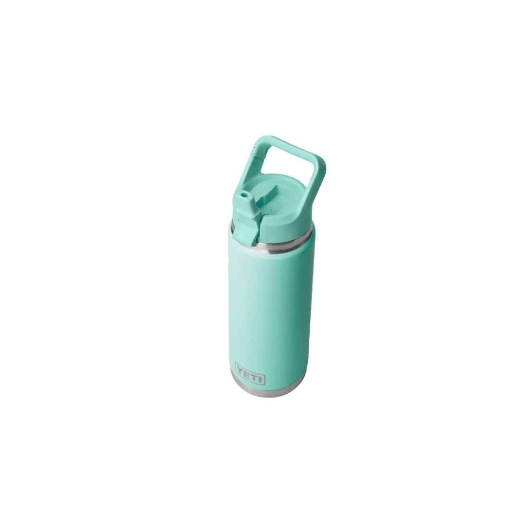 Yeti Rambler 26oz Bottle with Colour-Matched Straw Cap | Seafoam