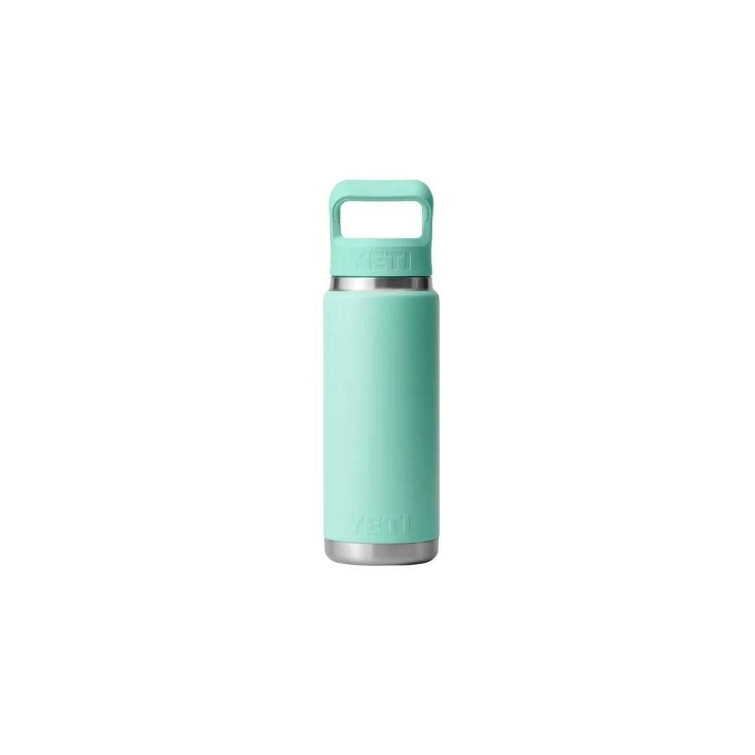 Yeti Rambler 26oz Bottle with Colour-Matched Straw Cap | Seafoam