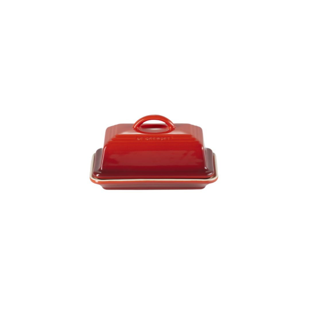 Le Creuset Stoneware Butter Dish | Cerise