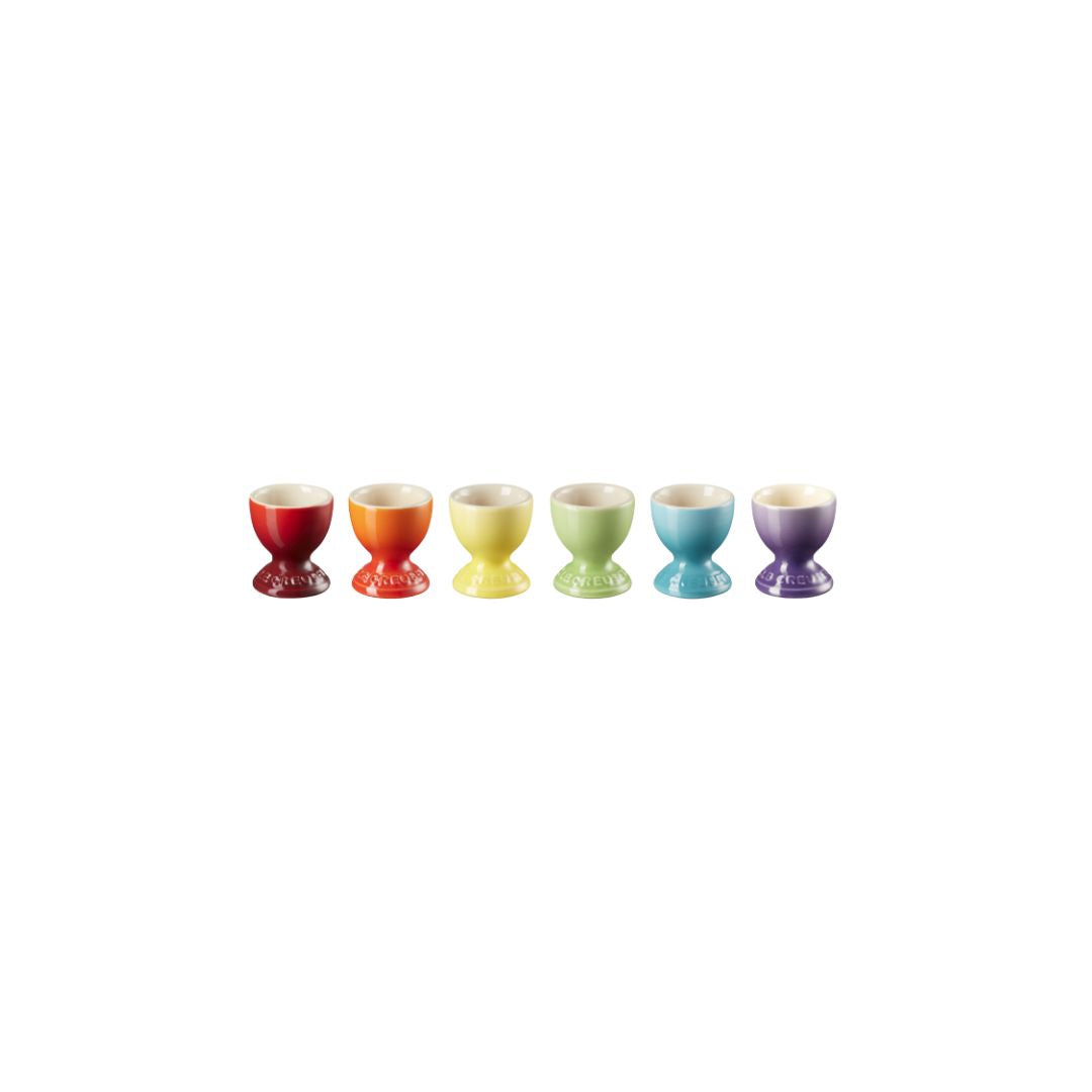 LE CREUSET RAINBOW SET EGG CUPS SET OF 6