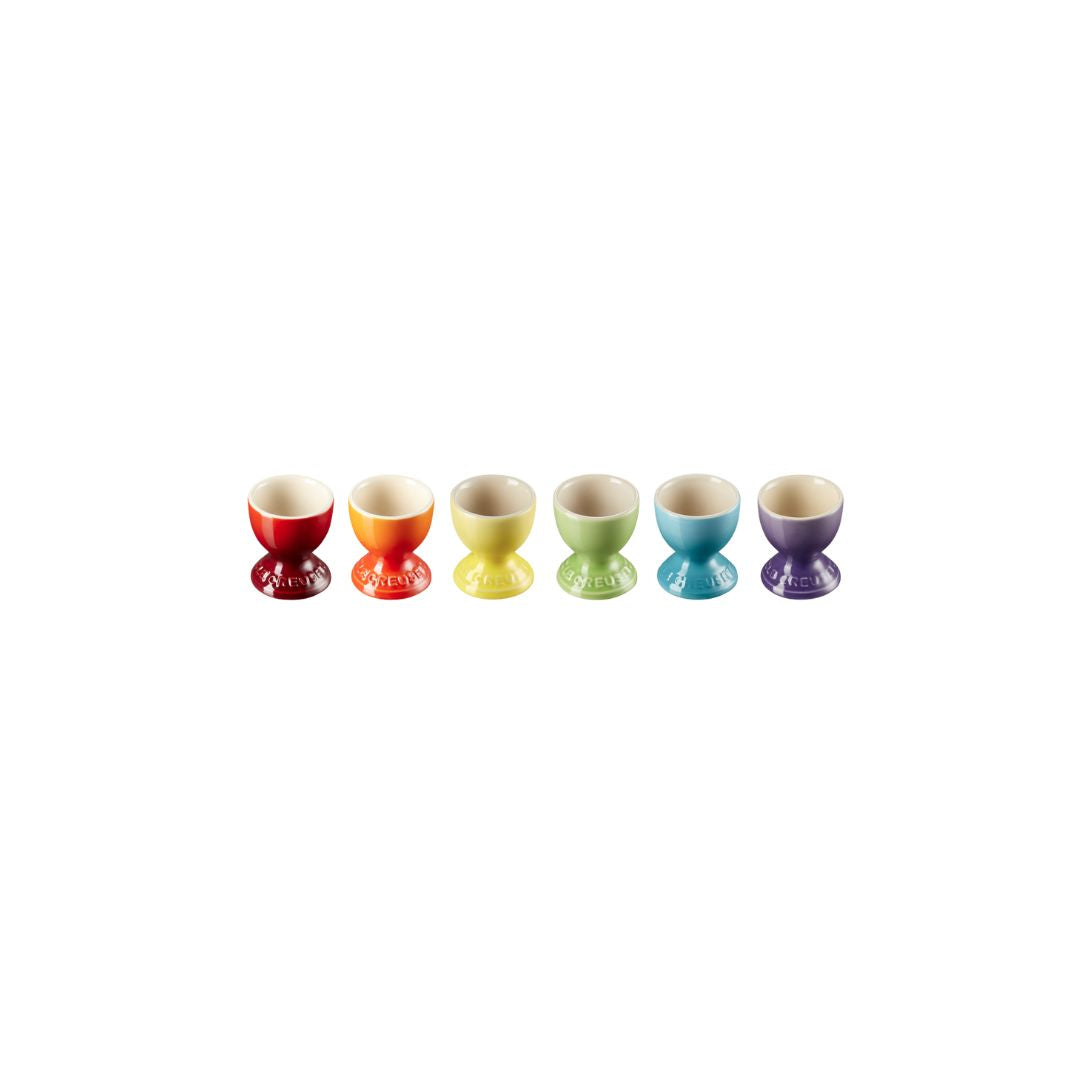 LE CREUSET RAINBOW SET EGG CUPS SET OF 6