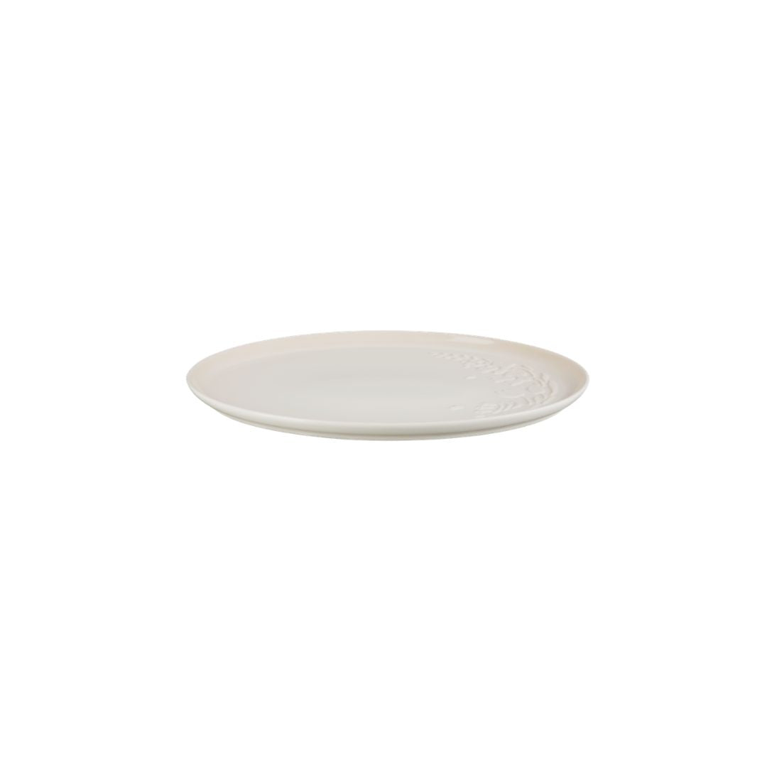Le Creuset Stoneware Jardin Oval Serving Platter | Meringue