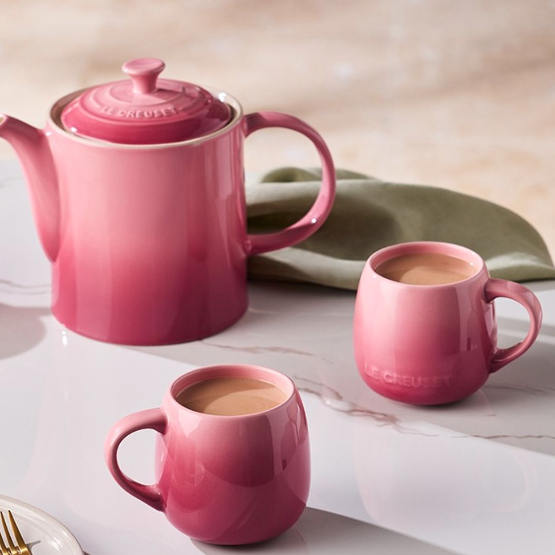 Le Creuset Stoneware Coupe Mug | Rose Quartz
