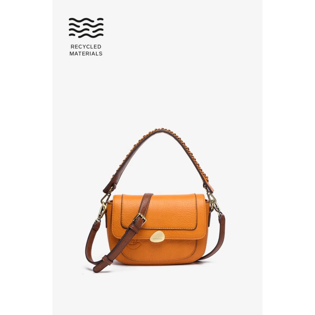 ABBACINO AMBER SHOULDER BAG IN RECYCLED MATERIALS