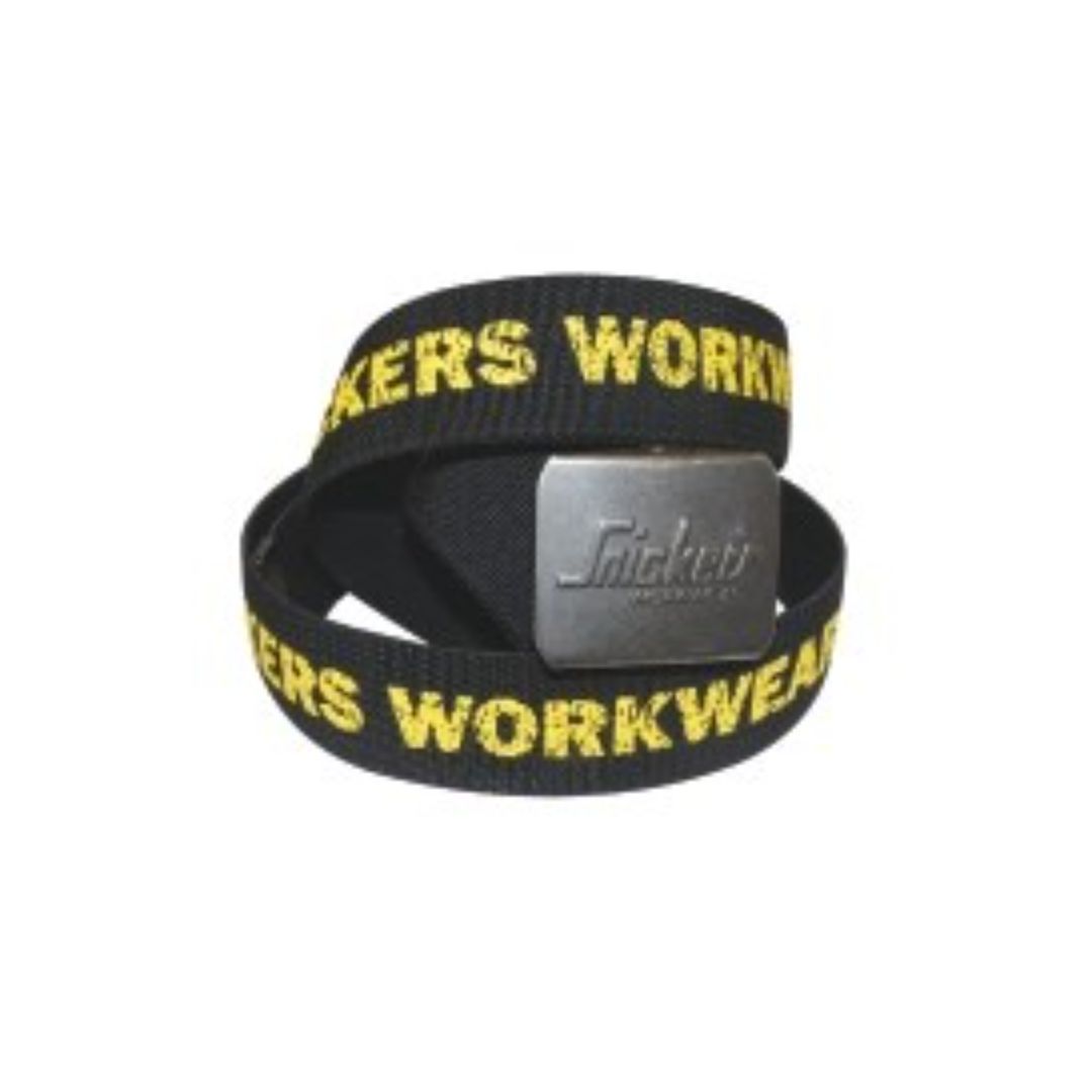 SNICKERS LOGO BELT BLACK