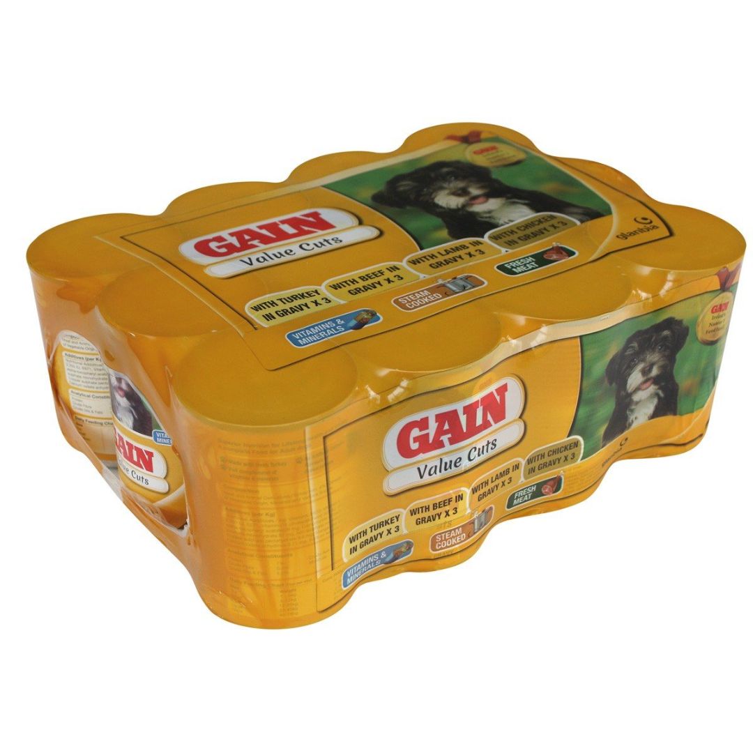 GAIN DOG VALUE CUTS | 12 X 400G