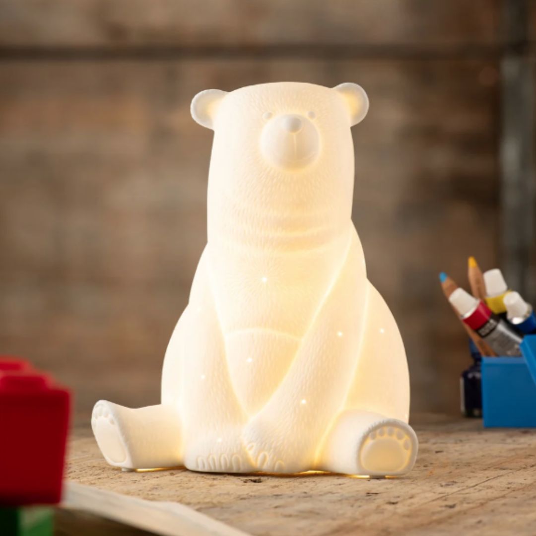 BELLEEK LIVING BEAR LUMINAIRE