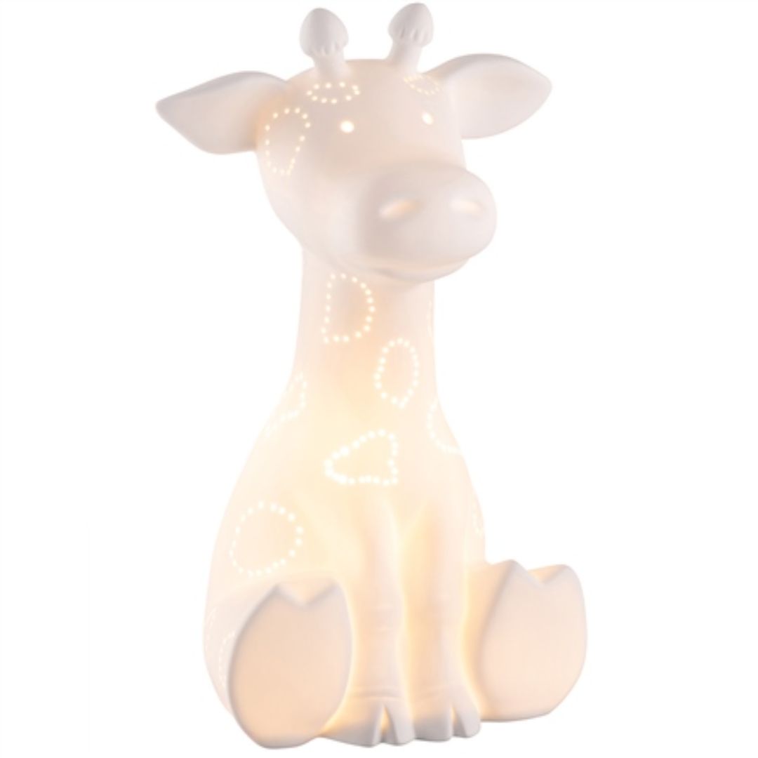 BELLEEK LIVING GIRAFFE LUMINAIRE