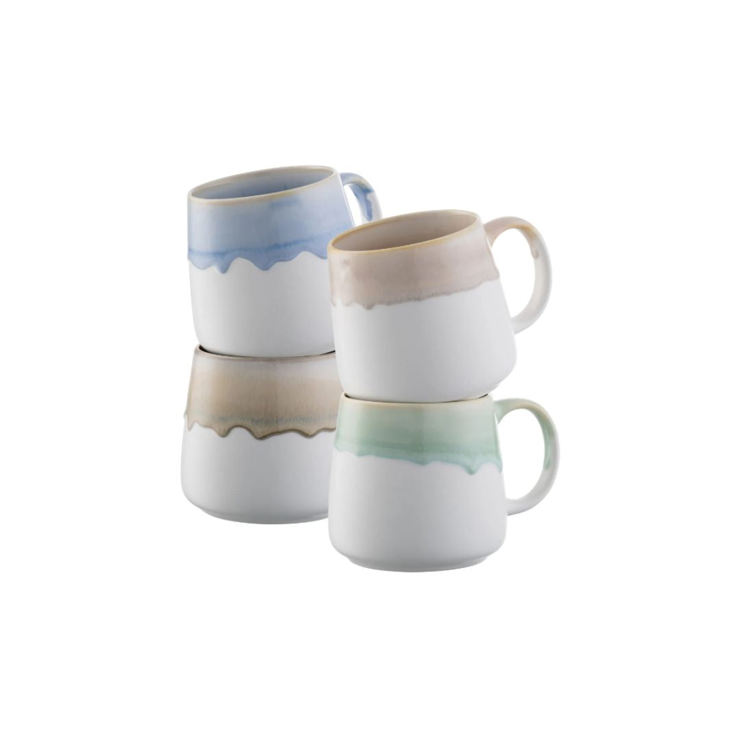 Belleek Living Coastal Mugs Set of 4