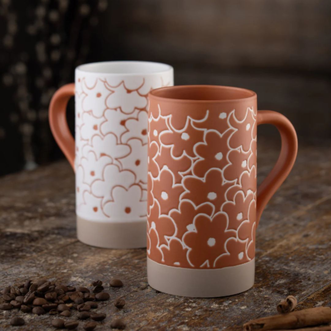 Belleek Living Daisy Tall Mugs Set of 2