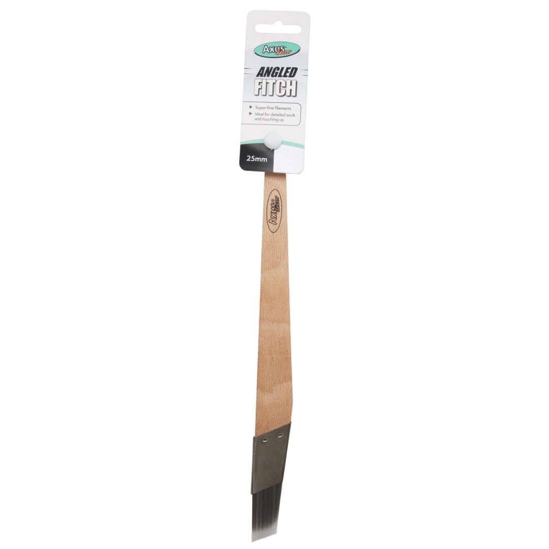 AXUS ANGLED FITCH BRUSH 25MM GREY SERIES