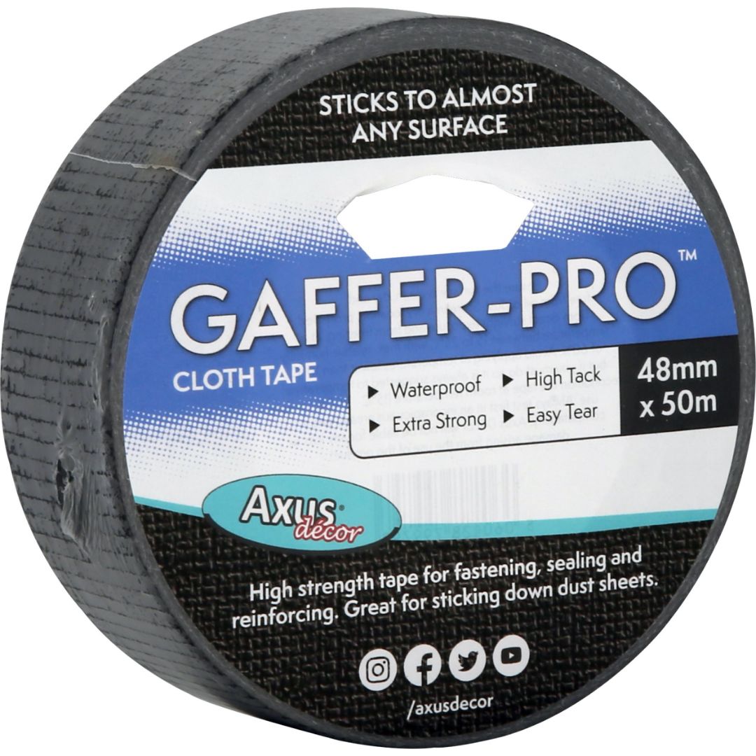 AXUS GAFFER PRO CLOTH TAPE 48MM X 50M BLUE SE