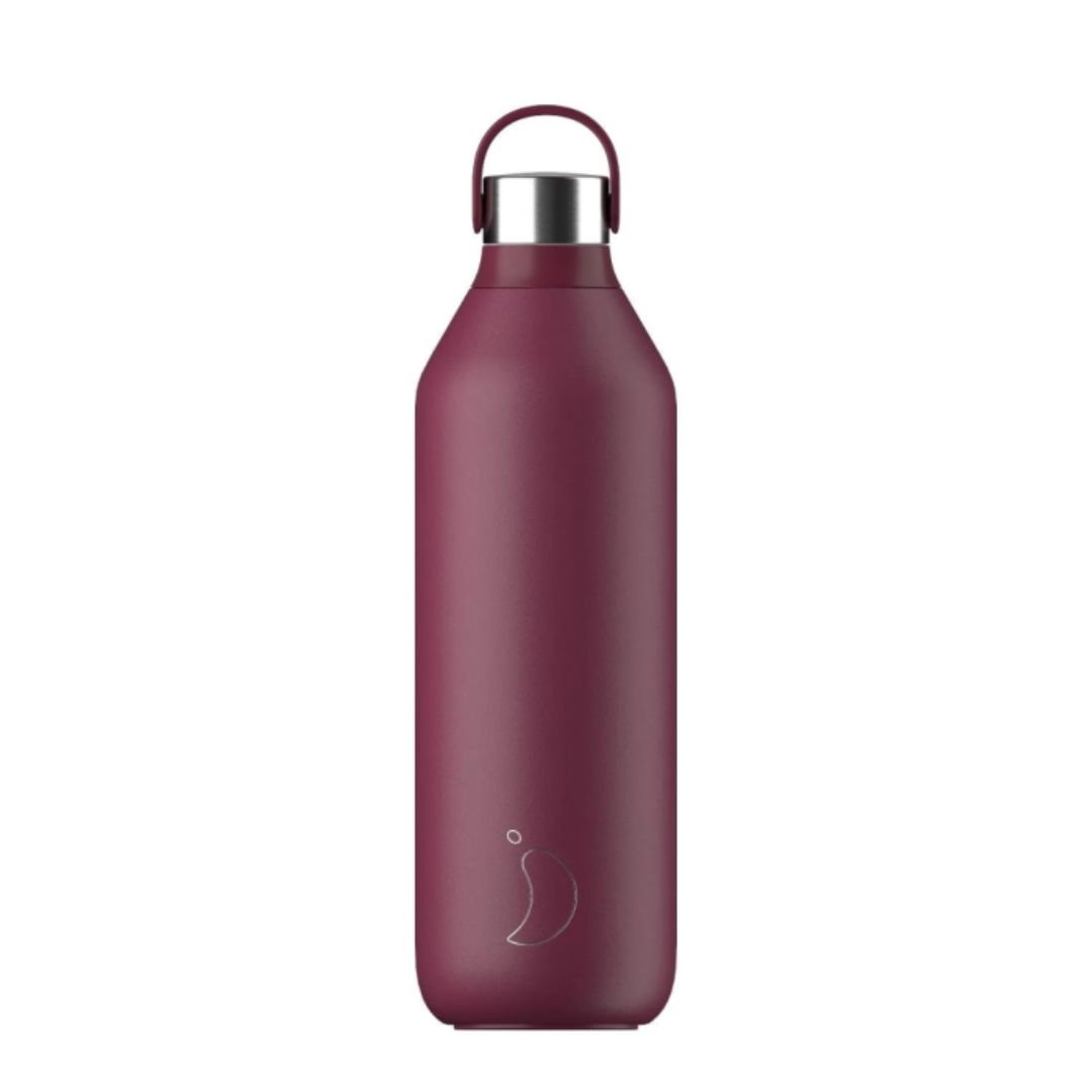 CHILLYS S2 BOTTLE PLUM RED | 1L