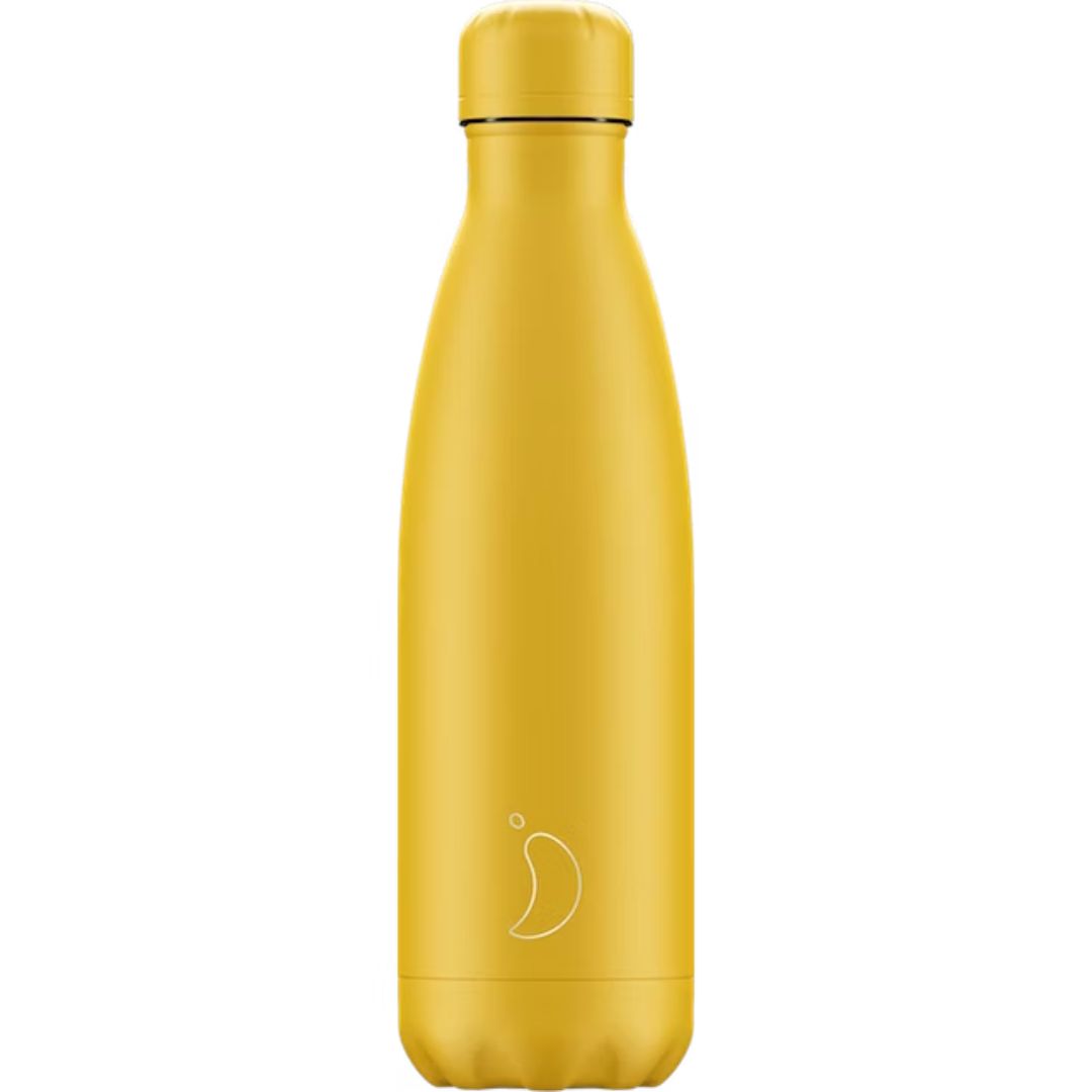 CHILLYS BOTTLE MATTE ALL BURNT YELLOW | 500ML