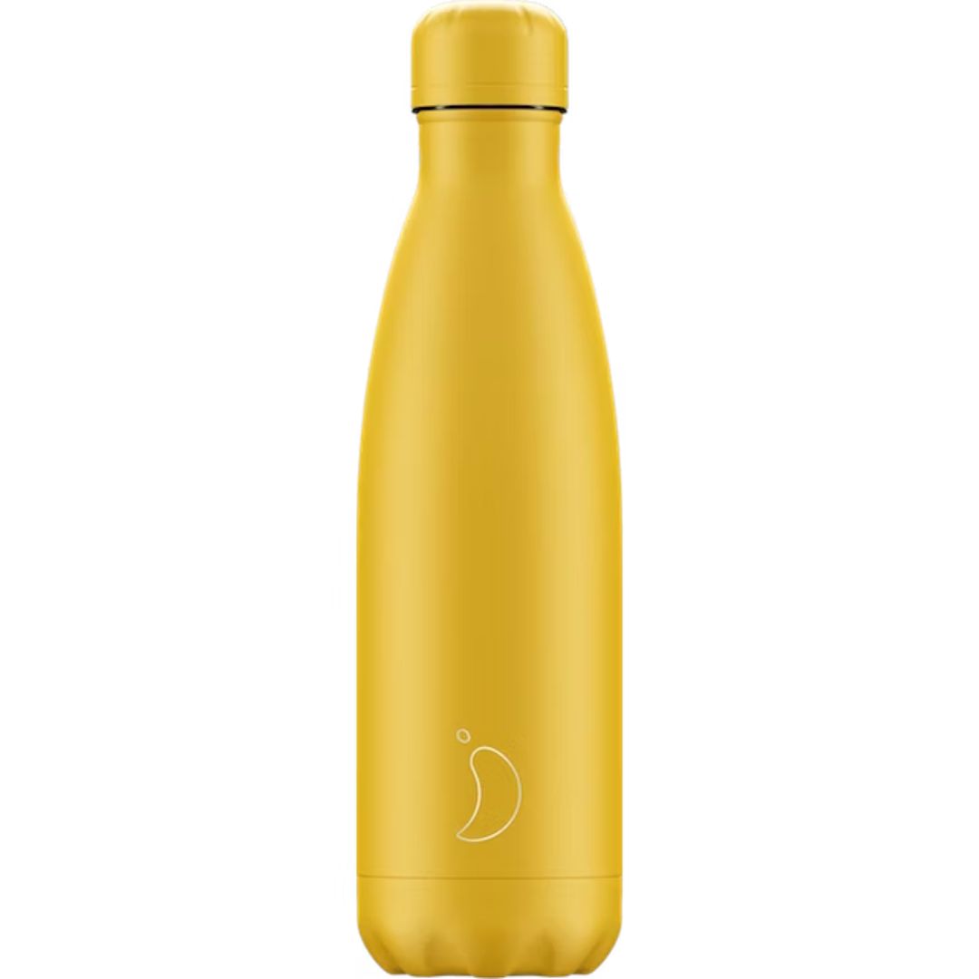 CHILLYS BOTTLE MATTE ALL BURNT YELLOW | 500ML