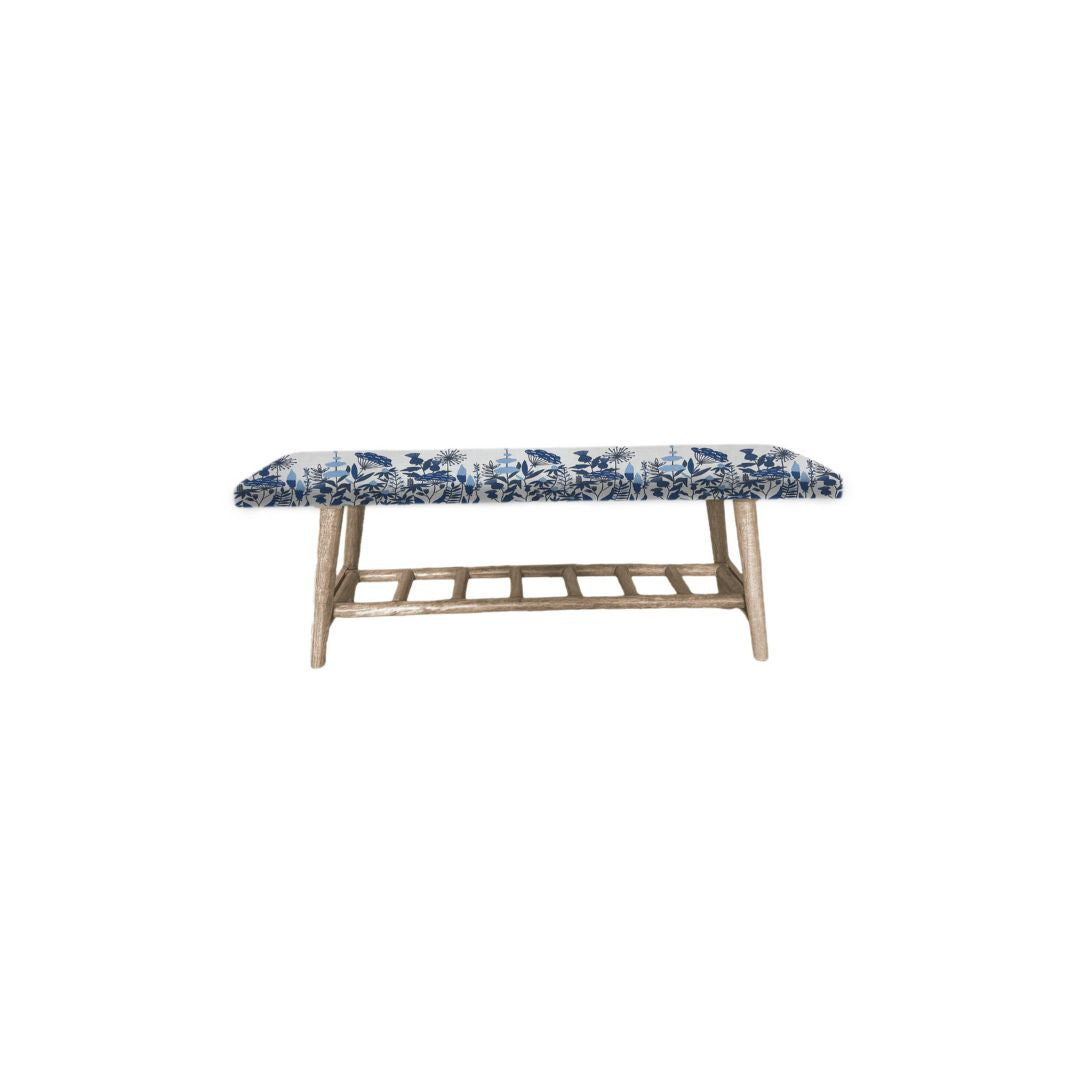 BERTIE DESIGN EZRA BENCH | BLUEBELL