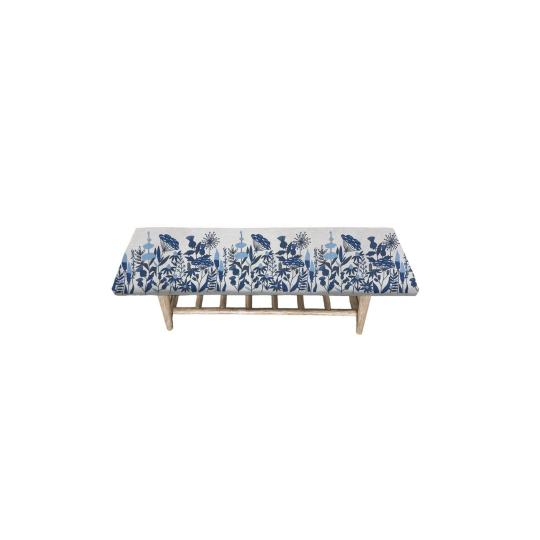 BERTIE DESIGN EZRA BENCH | BLUEBELL