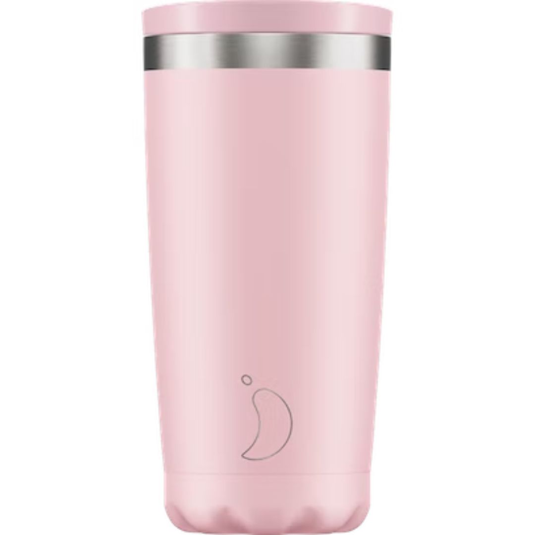 CHILLYS 500ML TRAVEL CUP PASTEL PINK