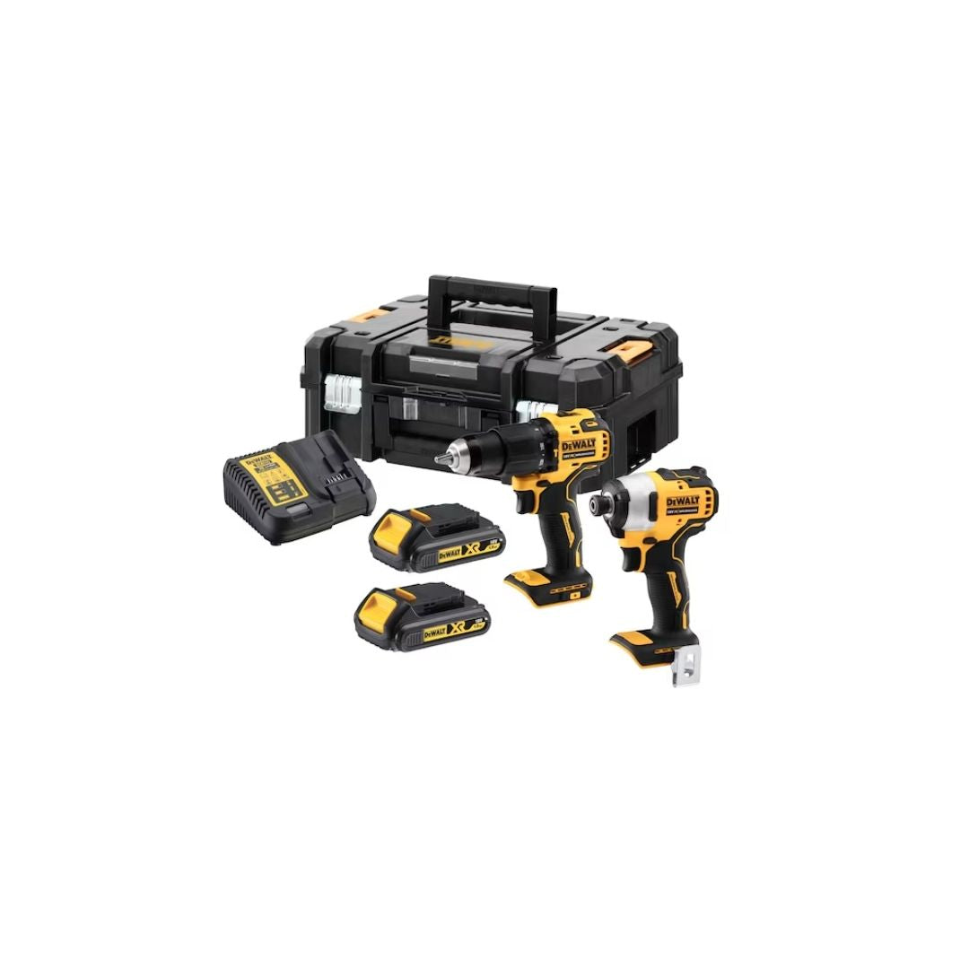 Dewalt 18V XR Brushless Twin Kit - 2 X 1.5Ah