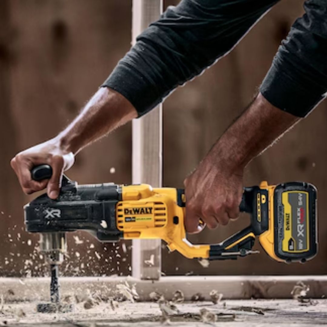 Dewalt 18V XR Brushless Right Angle Stud And Joist Drill | Bare Unit