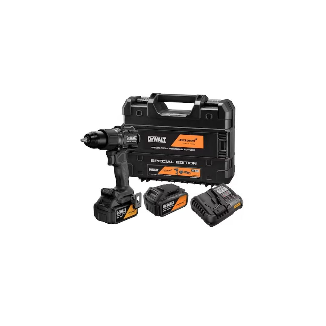 Dewalt x McLaren F1 Team 18V XR Special Edition Hammer Drill Driver - 2 x 5AH