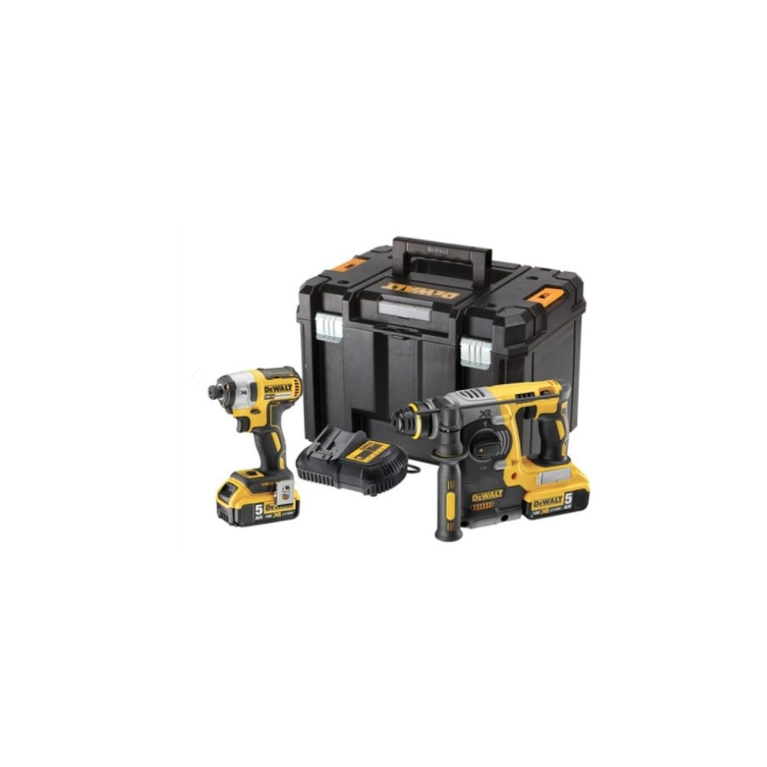 Dewalt 18V XR Brushless Twin Kit 2 X 5Ah