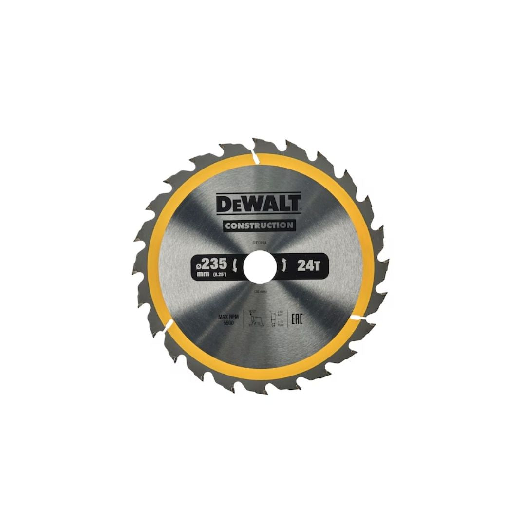 Dewalt Circ Saw Blade Portable Fast Cut 235x30mm 24T