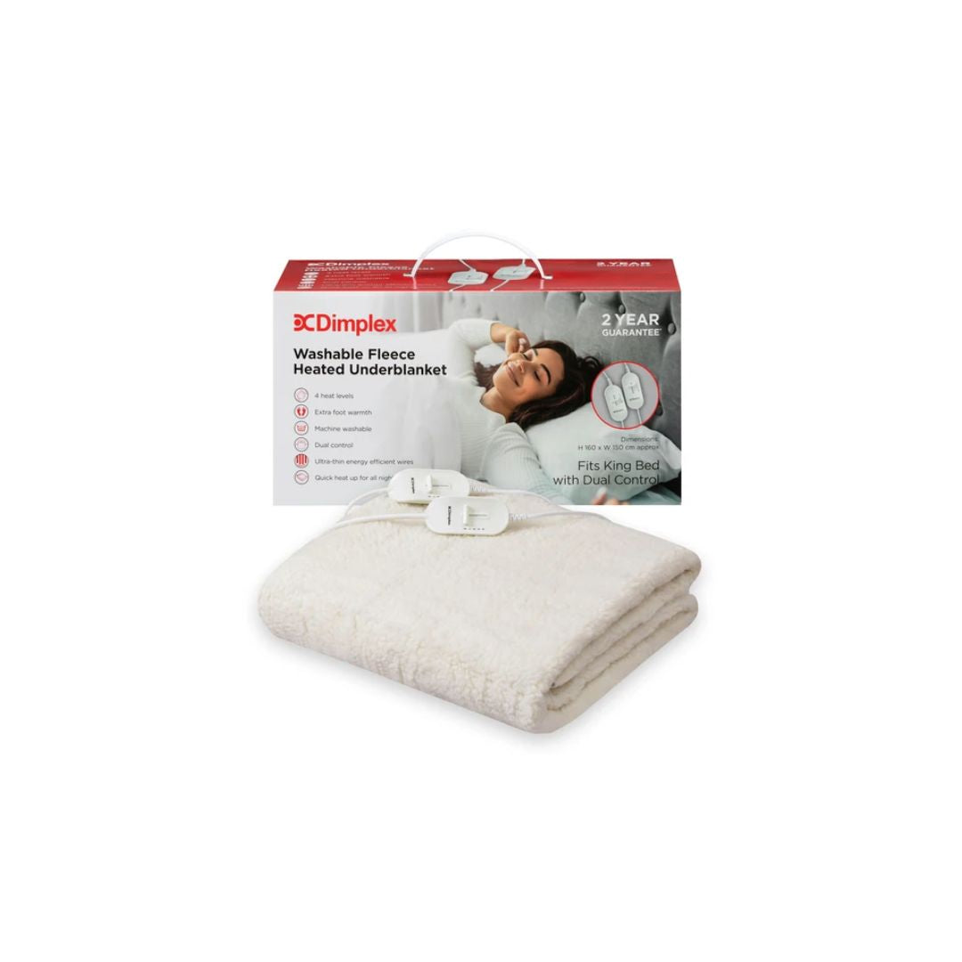 Dimplex King Washable Fleece Heated Underblanket