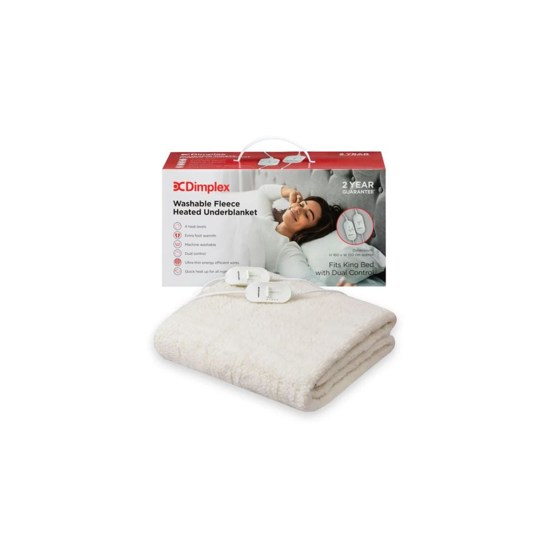 Dimplex Double Washable Fleece Heated Mattress Cover