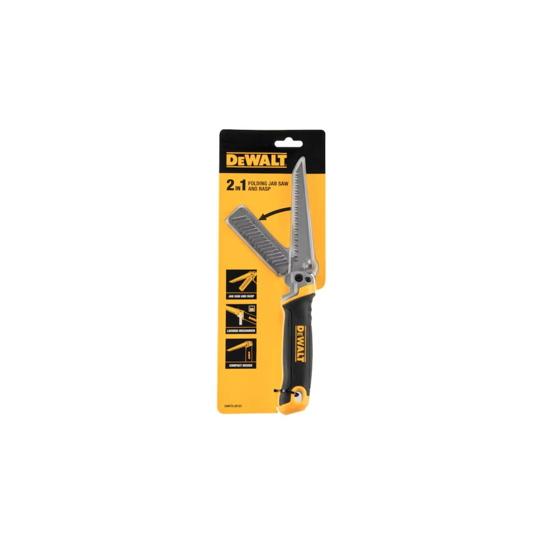 Dewalt Folding Jab Saw with Rasp