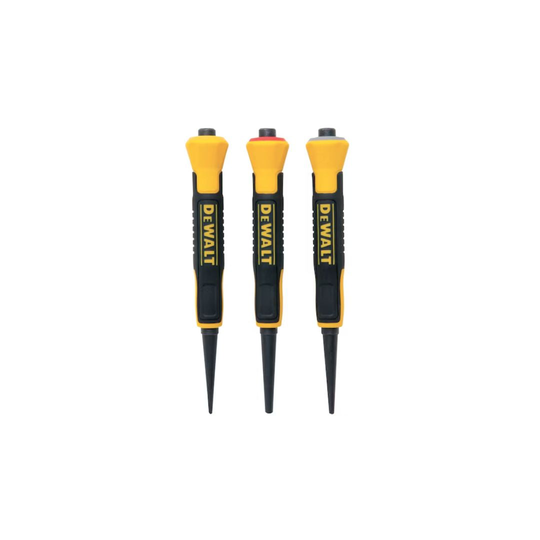 Dewalt 1/32", 2/32", 3/32" Bi-Material Nail Sets