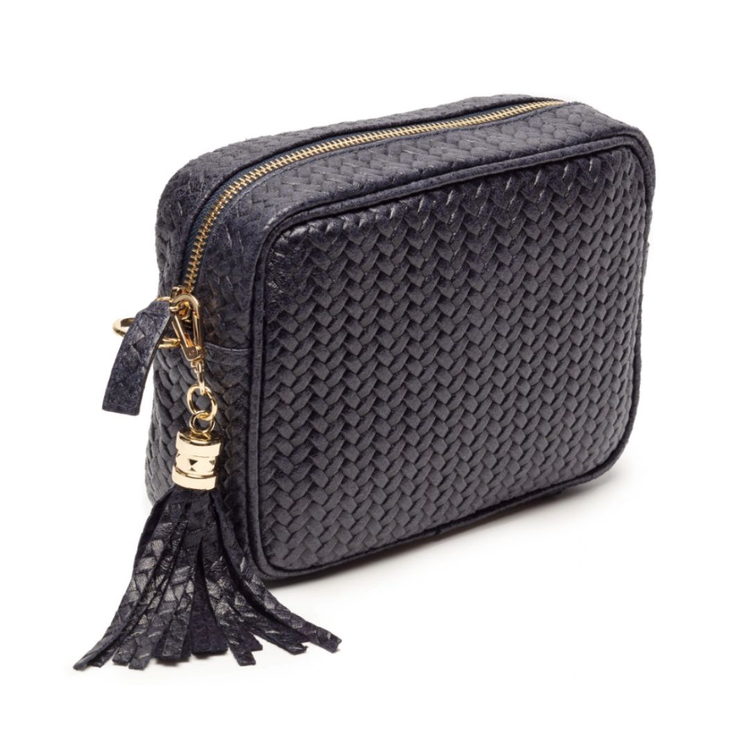 ELIE BEAUMONT WOVEN HANDBAG - BLACK