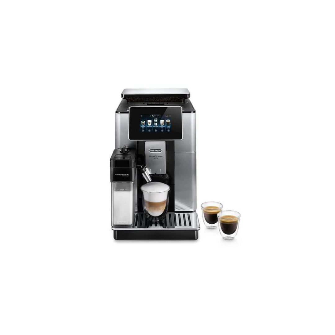 De'Longhi PrimaDonna Soul 21‑Beverage Bean‑to‑Cup Coffee Machine | ECAM610.75 (Metal Black)