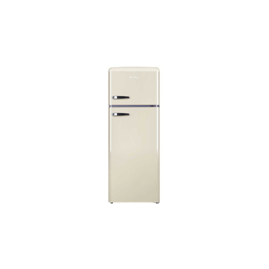 AMICA RETRO CREAM FRIDGE FREEZER | FDR2213C