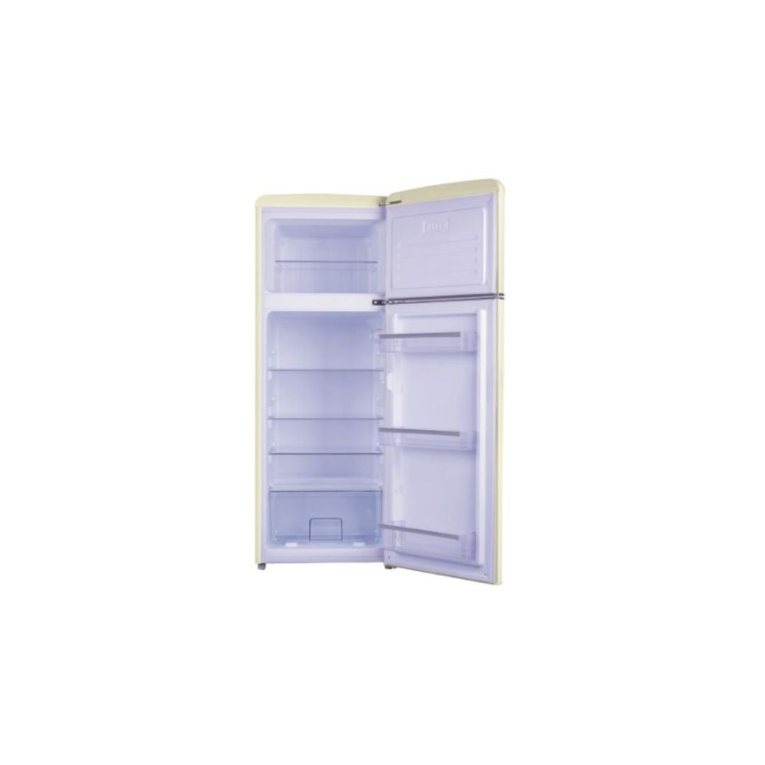 AMICA RETRO CREAM FRIDGE FREEZER | FDR2213C