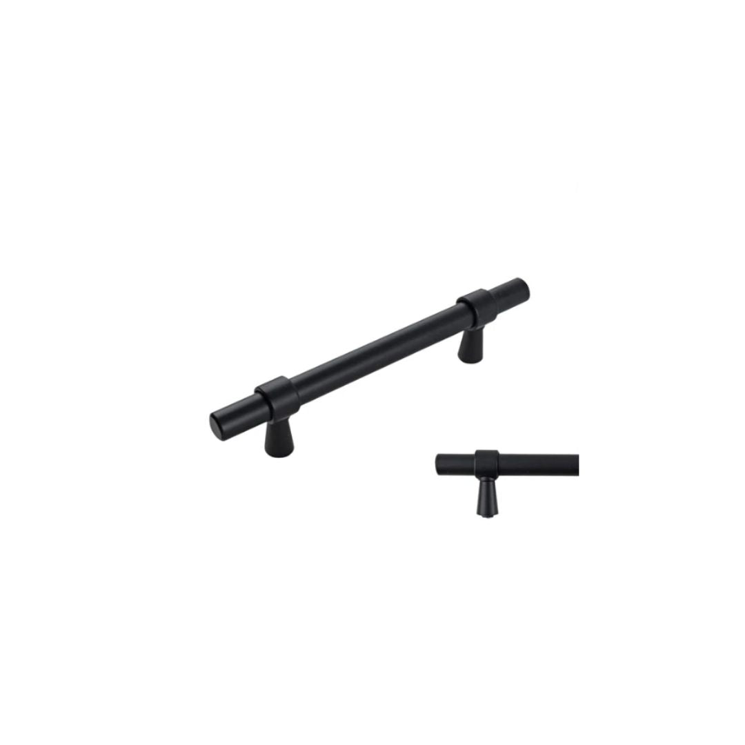 Headbourne Smooth T Bar Pull Handles Black