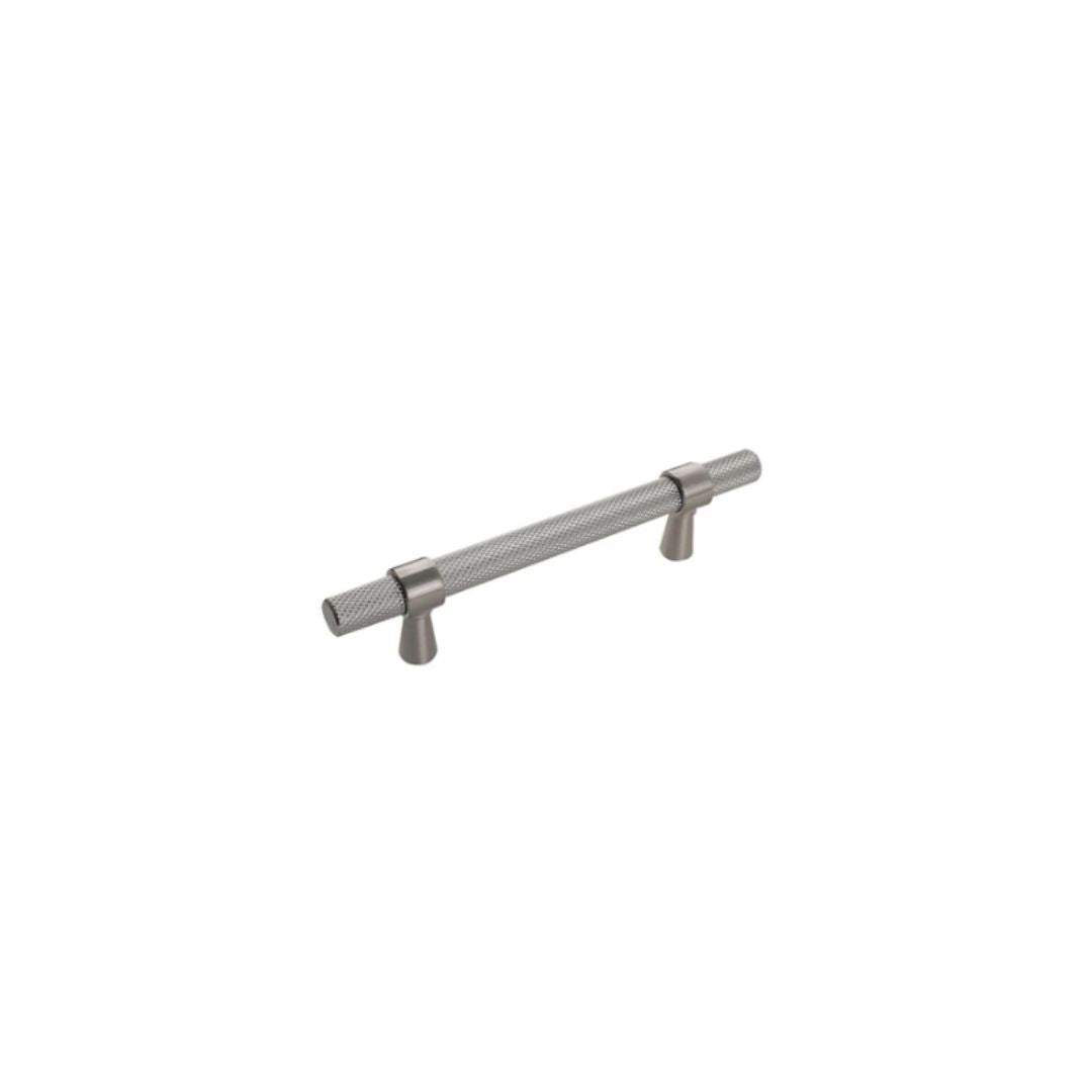 Headbourne Knurled T Bar Pull Handles Satin Nickel