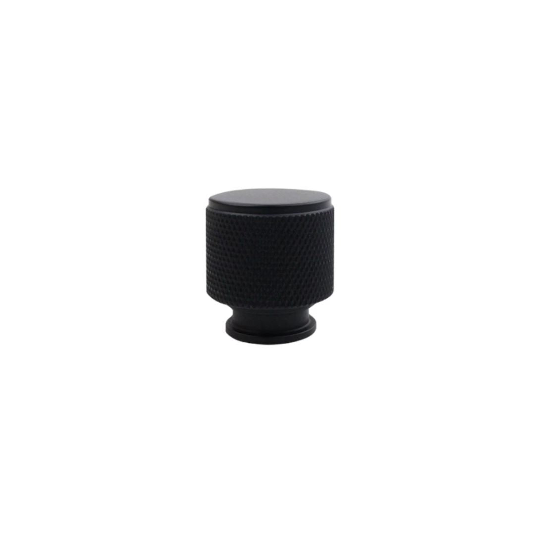 Headbourne Knurled Cabinet Knobs | Black