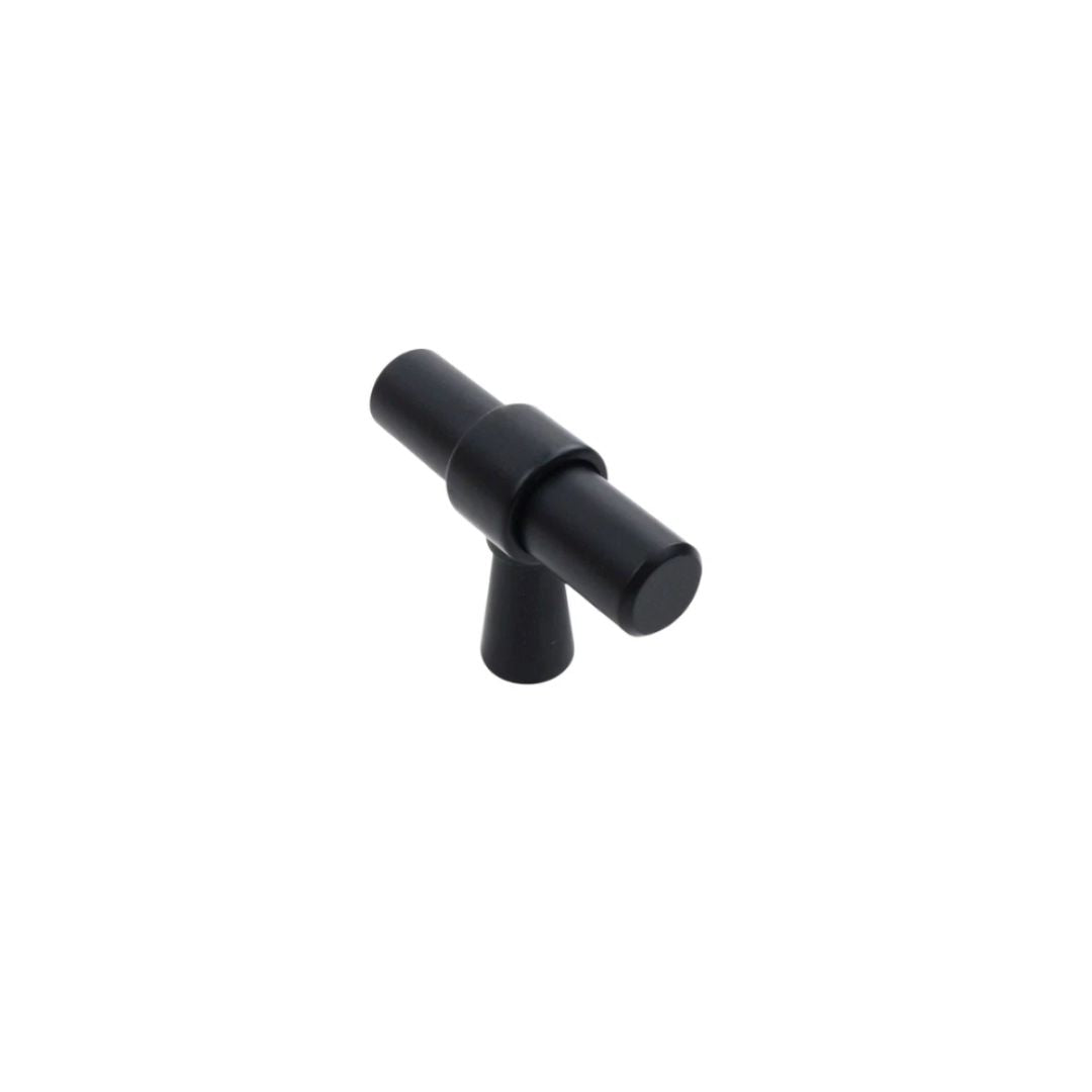 Headbourne Smooth T Bar Pull Handles | Black