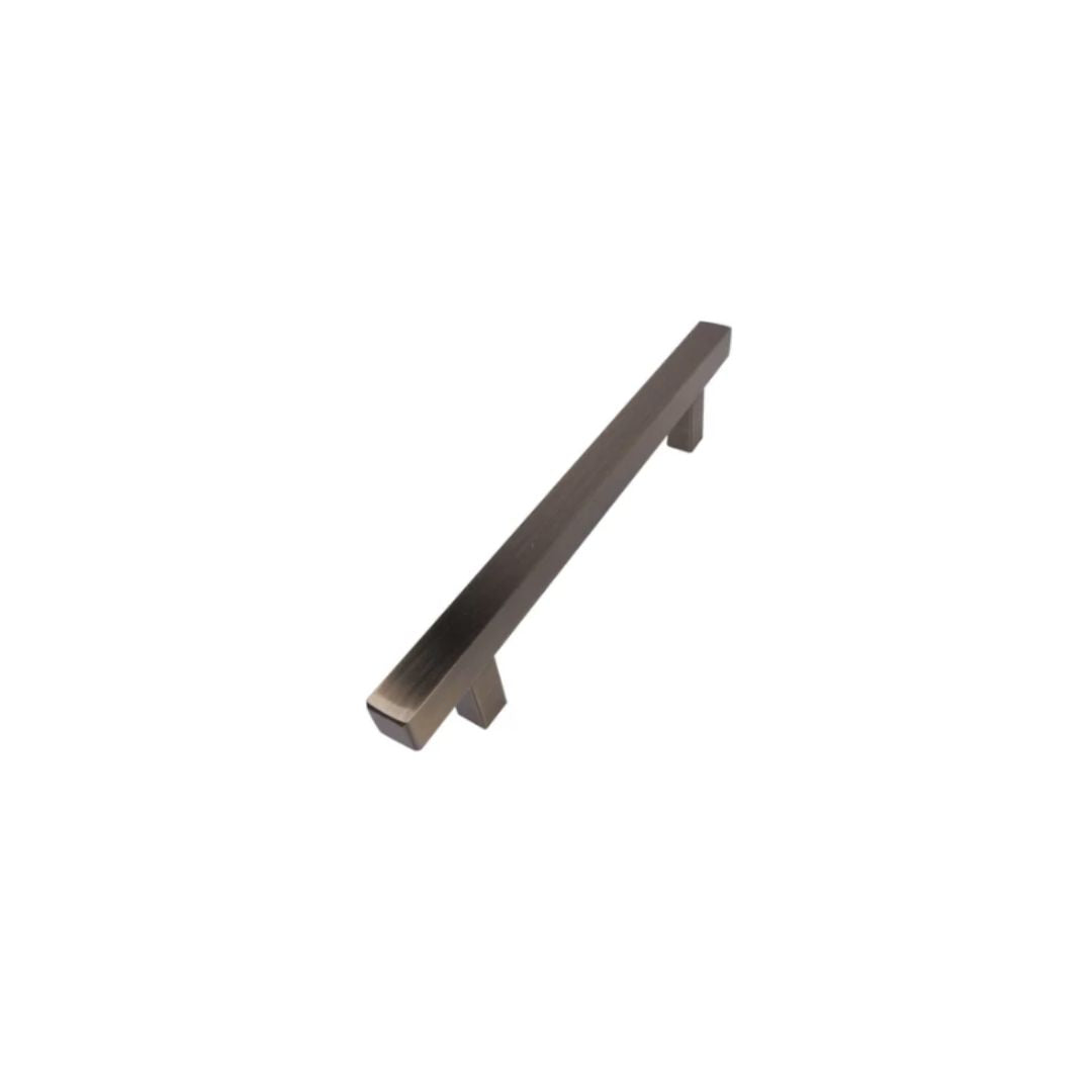 Headbourne Square T-Bar Cabinet Handles Antique Brass