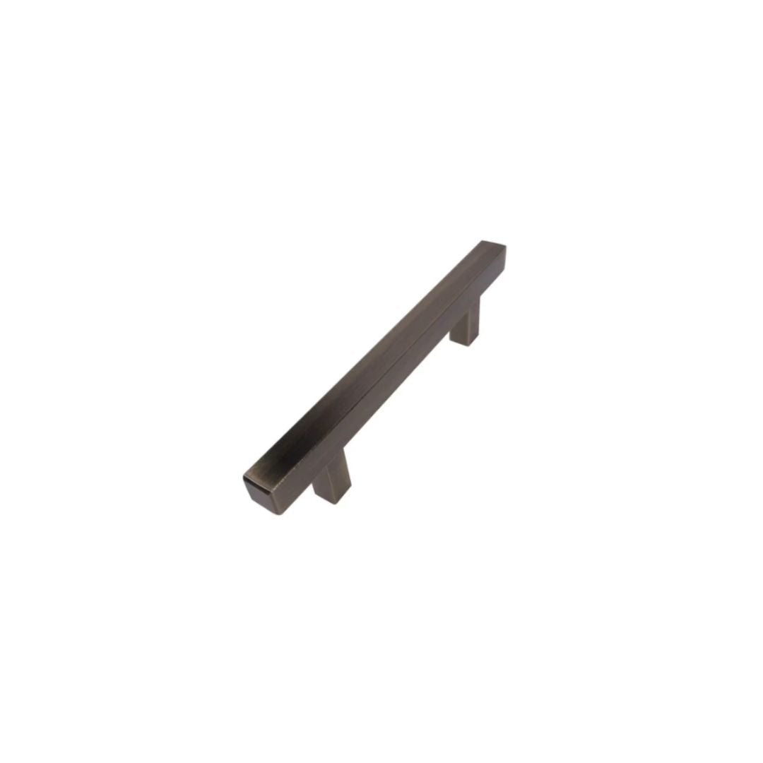 Headbourne Square T-Bar Cabinet Handles Antique Brass