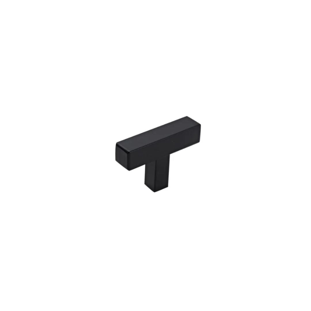 Headbourne Square T-Bar Cabinet Handles | Black