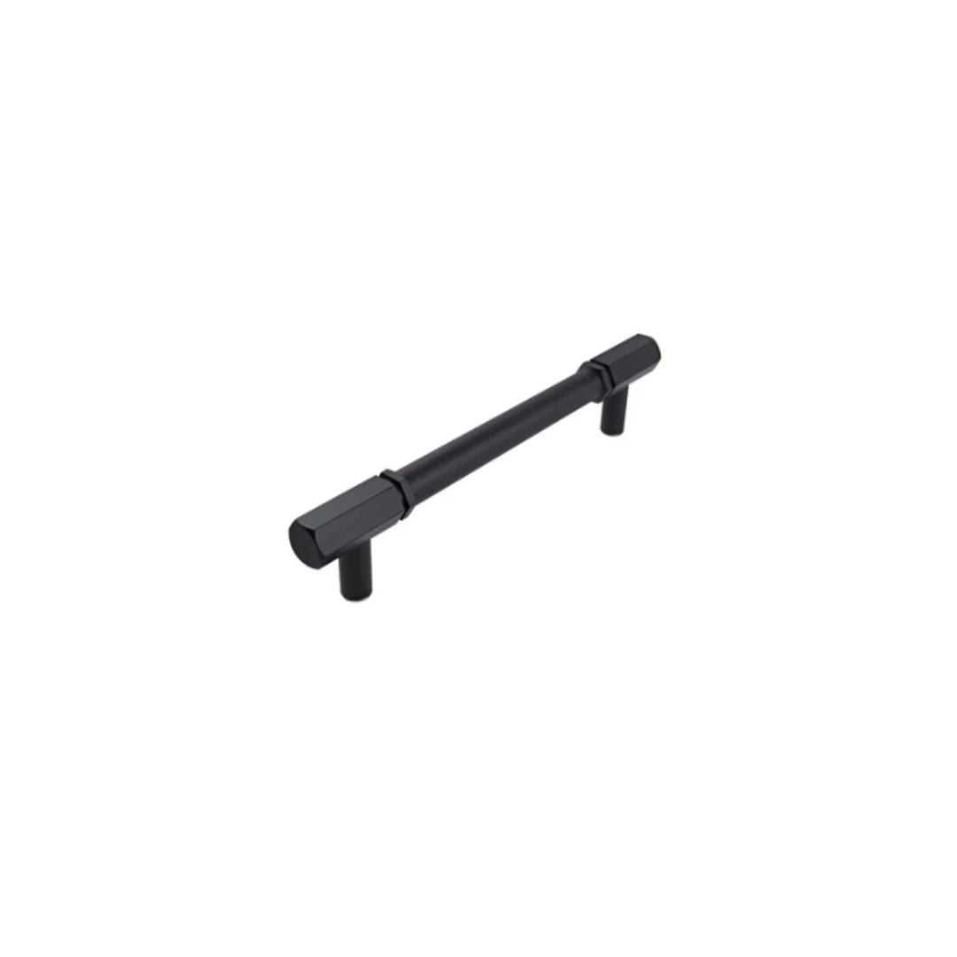 Headbourne Hexagonal T-Bar Cabinet Handles Matte Black