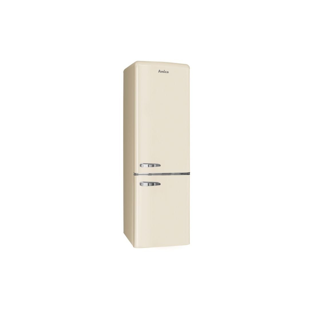 AMICA RETRO CREAM FRIDGE FREEZER | FKR29653CR